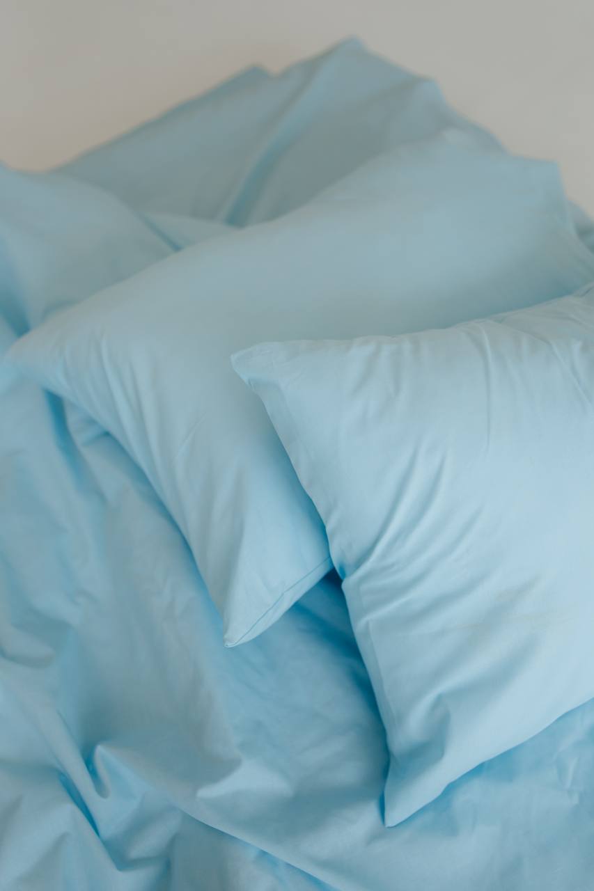 Матова бавовна "небесний"